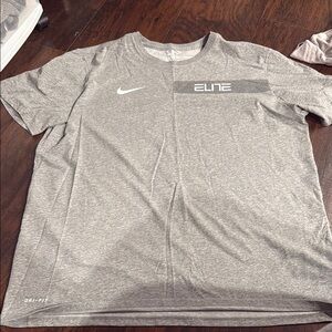 Nike Elite Gray Short Sleeve Men's Tee